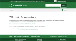 Desktop Screenshot of knowledgeshare.nhs.uk